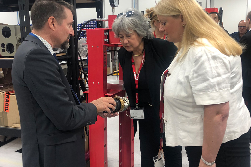 UK Delegation Visit: Warwick Holloway, Vicki Treadall, Sarah Macintosh