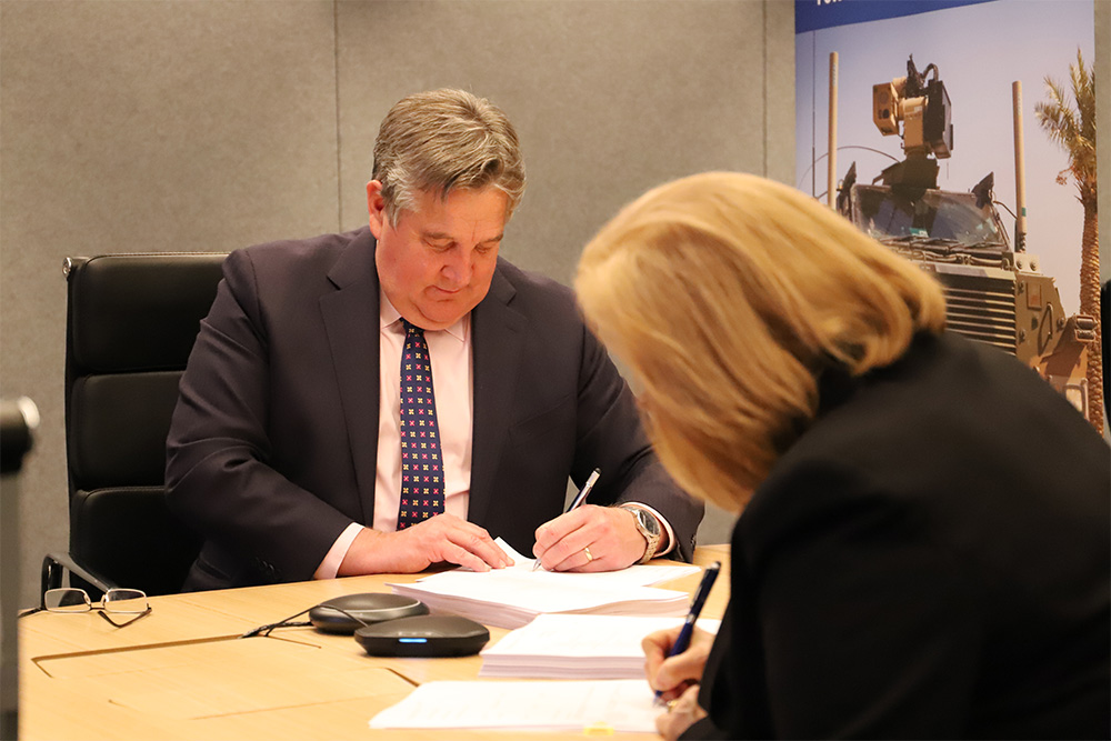 Signing Grant